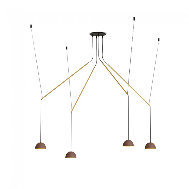 Suspension LED Absidiola Mini Móvil (4x3.5W)