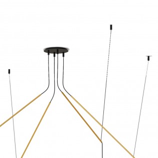 Suspension LED Absidiola Conique Móvil (4x3.5W)
