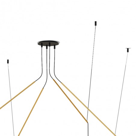 Suspension LED Absidiola Conique Móvil (4x3.5W)