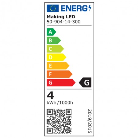 Ampoule bougie LED chaude (4W)