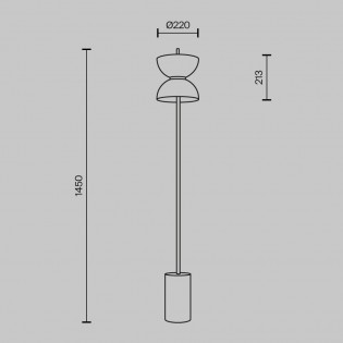 Lampadaire LED Kyoto (11W)