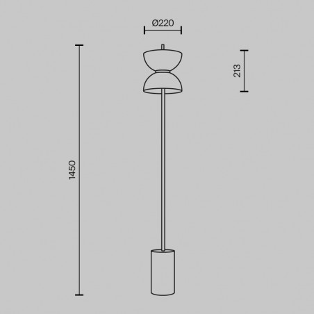 Lampadaire LED Kyoto (11W)