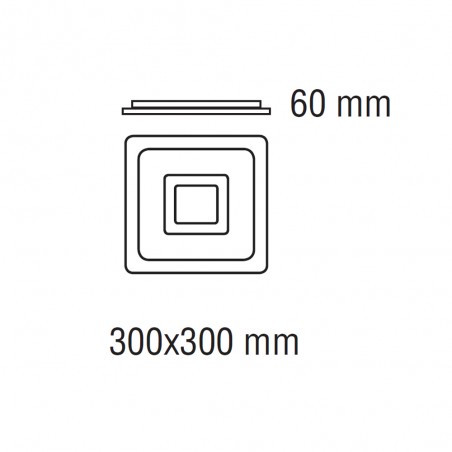 Plafonnier LED Cryn CCT Dim Smart (50W)