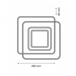Plafonnier LED Naos CCT Dim (100W)