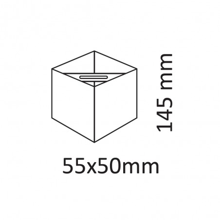 Applique murale extérieure LED Elber (2x3W)