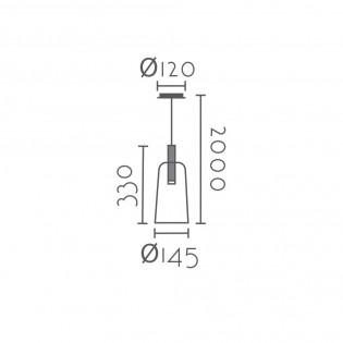 Lámpe a suspension LED Tarino (5W) II