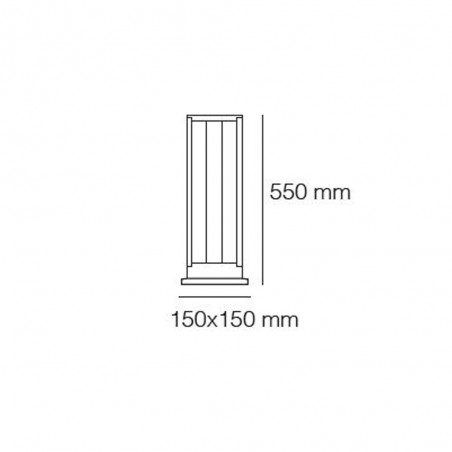 Borne d'exterieur LED Maribo (10W)