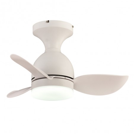 Ventilateur de plafond LED Fonfu Blanc CCT Dim (20W)