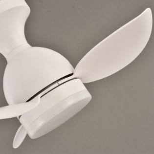 Ventilateur de plafond LED Fonfu Blanc CCT Dim (20W)