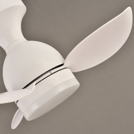 Ventilateur de plafond LED Fonfu Blanc CCT Dim (20W)