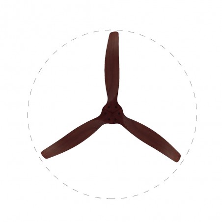 Ventilateur de plafond Nerona Noyer Smart