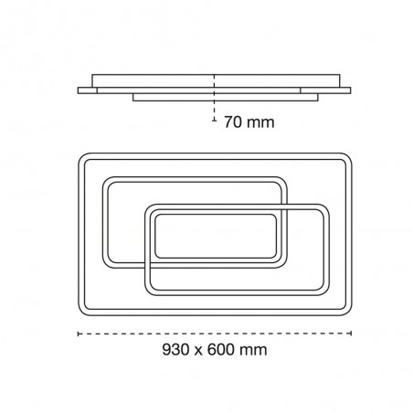 Plafonnier LED Elba CCT Dim (226W)