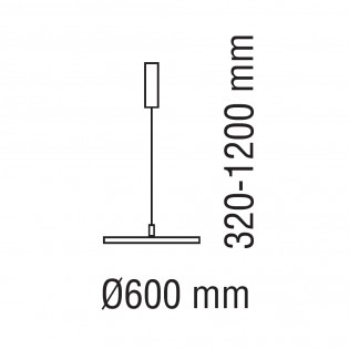 Suspension LED Vivit CCT (50W)