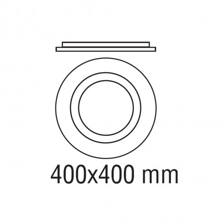 Plafonnier LED Hasbi CCT Smart (24W)