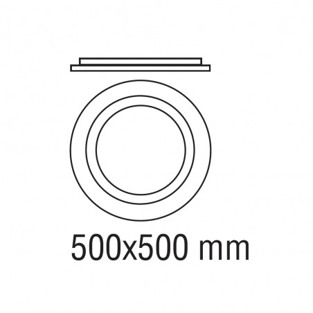 Plafonnier LED Hasbi CCT Smart (32W)
