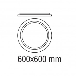 Plafonnier LED Hasbi CCT Smart (38W)
