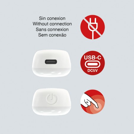 Applique LED rechargeable magnétique Odette (2W)