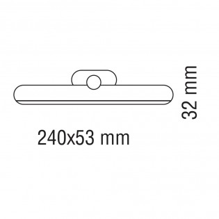 Applique LED rechargeable magnétique Odette (2W)