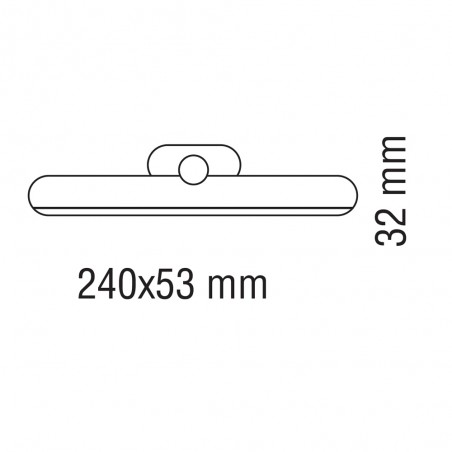 Applique LED rechargeable magnétique Odette (2W)