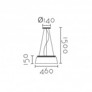 Lámpe a suspension LED Betero (46W)