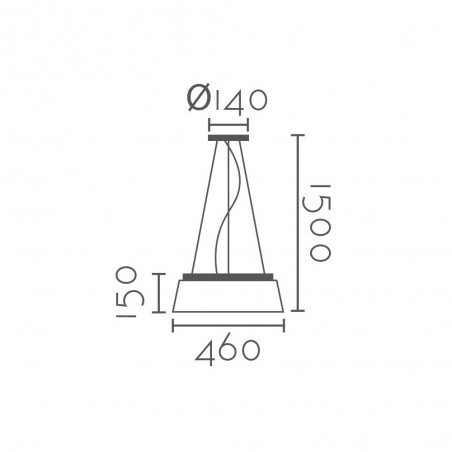 Lámpe a suspension LED Betero (46W)