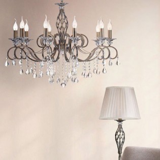 Lámpara de araña Royal Classic Grace (10 luces)