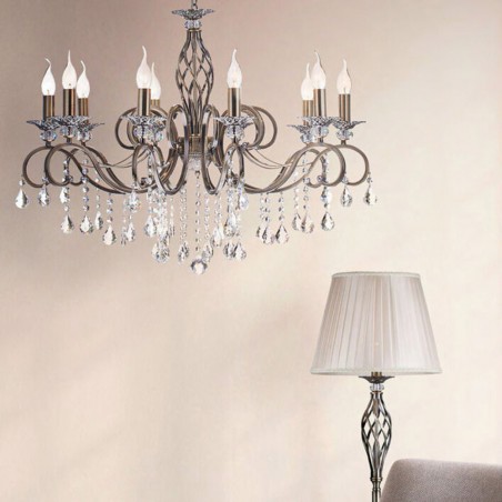 Lámpara de araña Royal Classic Grace (10 luces)
