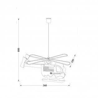 Lampe suspendue pour enfants Bravo