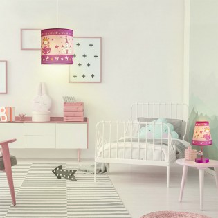 Lampe suspendue pour enfants Princess