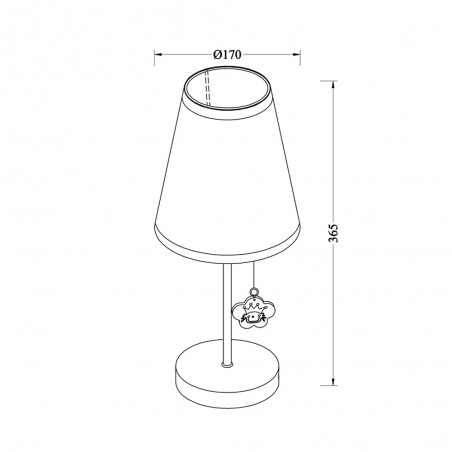 Lampe á poser pour enfants Princess