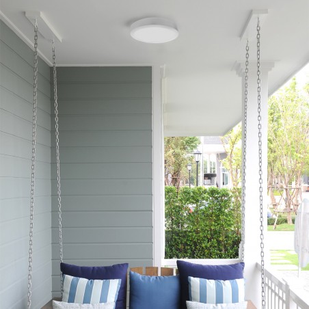 Plafonnier d'exterieur LED Gelys Rond (18W)