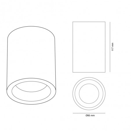 Spot de surface pour exterieur Fred