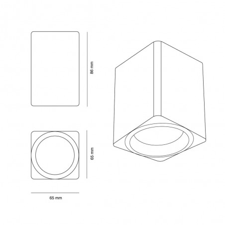 Spot de surface Flin