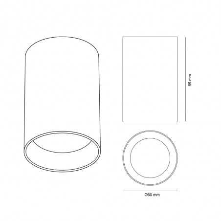 Spot de surface Neil
