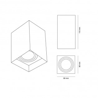 Spot de surface Sira