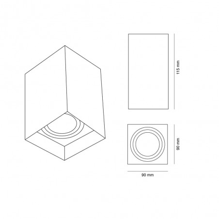 Spot de surface Sira