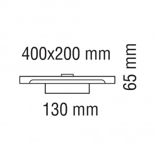 Applique murale LED salle de bains Madge 4000K (6W)