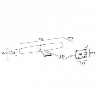 Applique murale LED salle de bains Sevilla 4000K (6W)