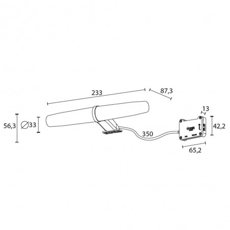 Applique murale LED salle de bains Sevilla 4000K (6W)