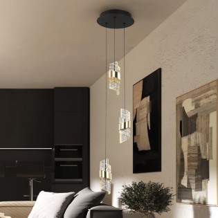 Suspension LED Iliada (3x7W)