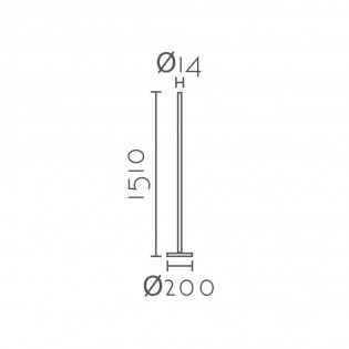 Lámpadaire LED Minimal (27W)