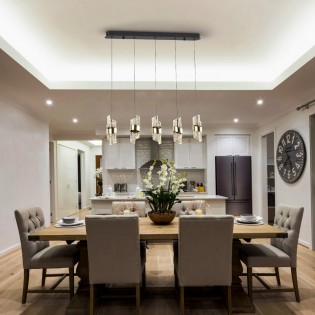 Lámpara colgante lineal LED...