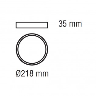 Downlight superficie LED Prim (24W)