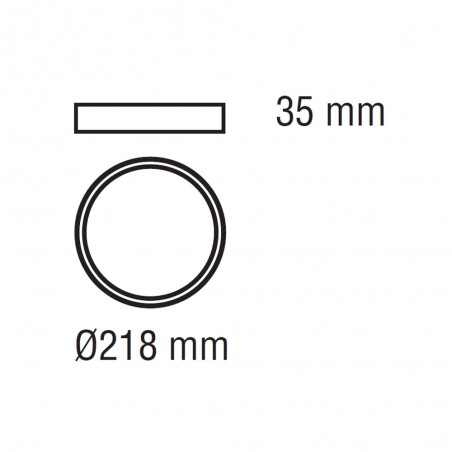 Downlight superficie LED Prim (24W)