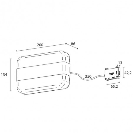 Applique LED pour miroir de salle de bain Alicante (10W)