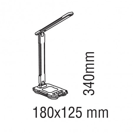 Lampe de bureau LED Levelup CCT RGB Dim (10W)