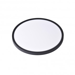 Plafonnier à LED Gein Noir CCT 3-Step Dim (18W)