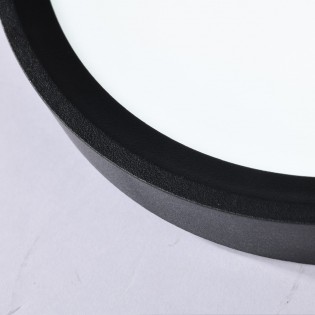 Plafonnier à LED Gein Noir CCT 3-Step Dim (18W)