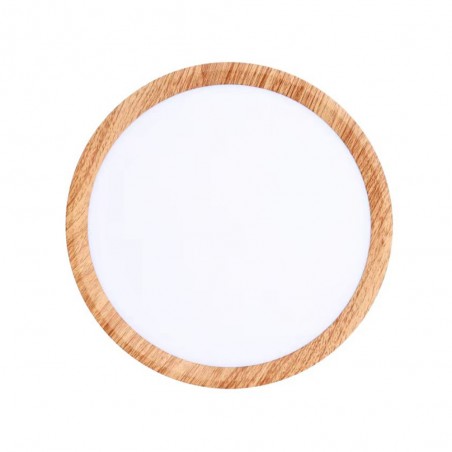 Plafonnier à LED Gein Bois CCT 3-Step Dim (24W)