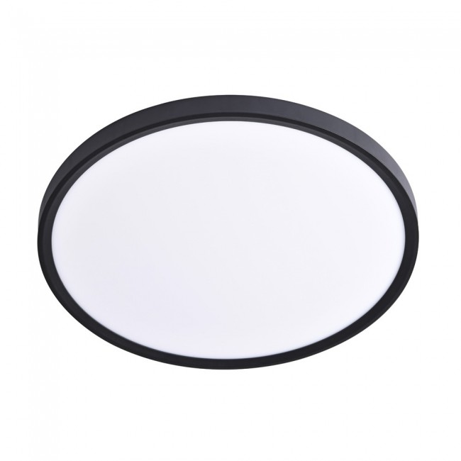 Plafonnier à LED Gein Noir CCT 3-Step Dim (24W)